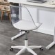家用亚力克透明会议电脑椅女生卧室化妆网红椅凳学习靠背升降转椅