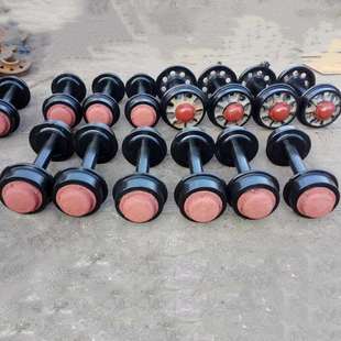 600轨距矿车轮对煤矿用铸钢轨道轮闷头式矿车轮对1.5吨矿车轮对