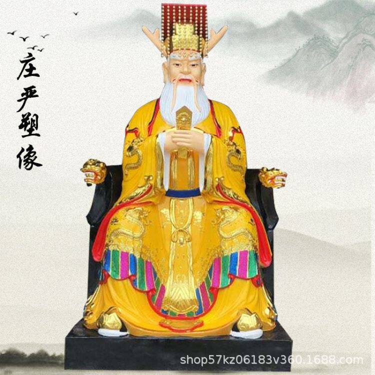 四海龙王电母彩绘雕像批发订购