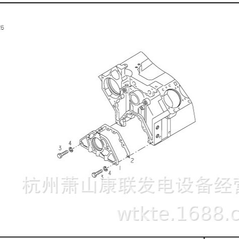 51.01501-6017 1 前盖组件D2842LE203德国曼
