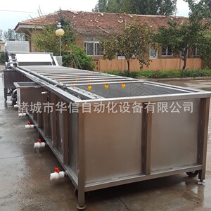 网带式鼓泡蔬菜清洗机