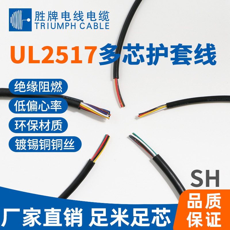胜牌UL2517多芯PVC/FEP护套线