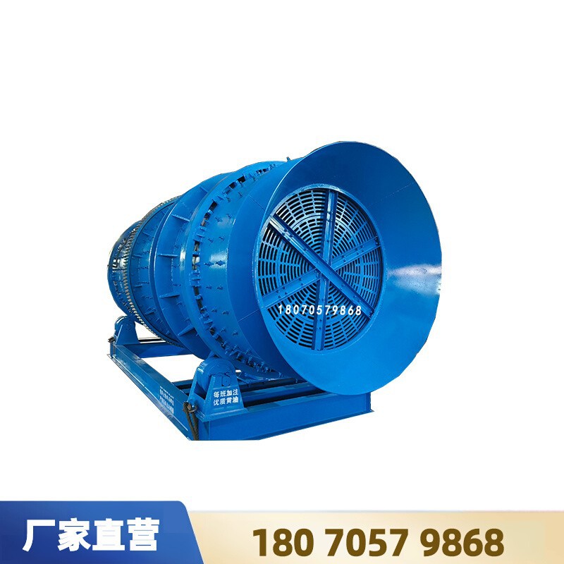 矿石脱泥去杂无轴滚筒洗矿机