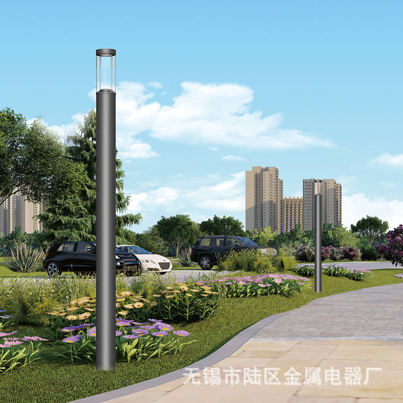柱灯庭院灯复古别墅灯高杆灯室外景观灯LED防水花园灯草坪灯