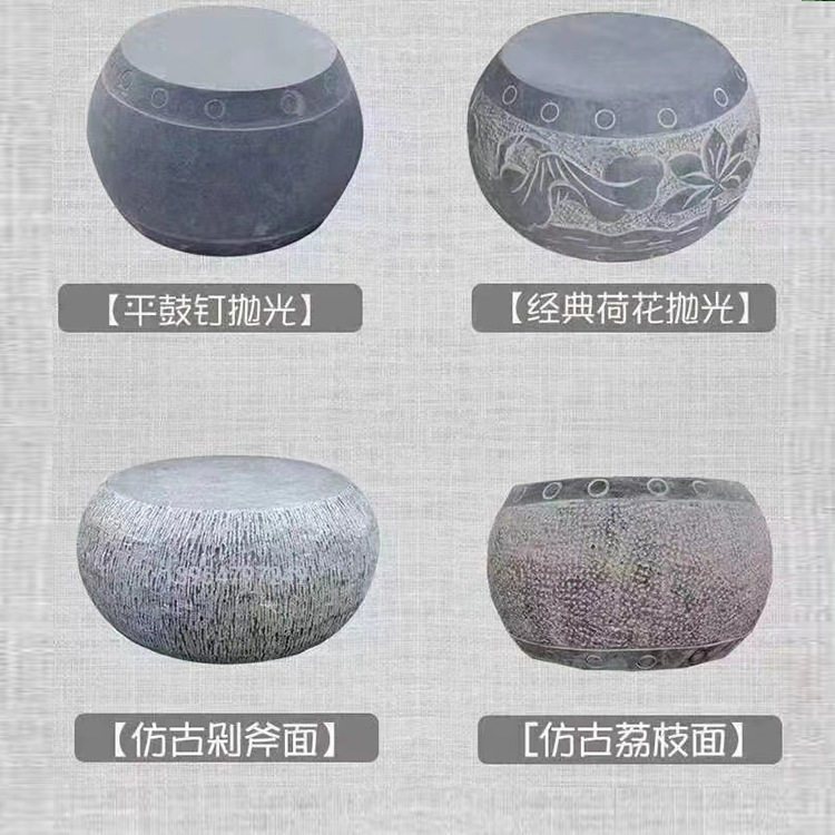 柱墩石花岗岩八角空心包柱子柱基石 底座圆墩柱墩柱顶石柱墩石