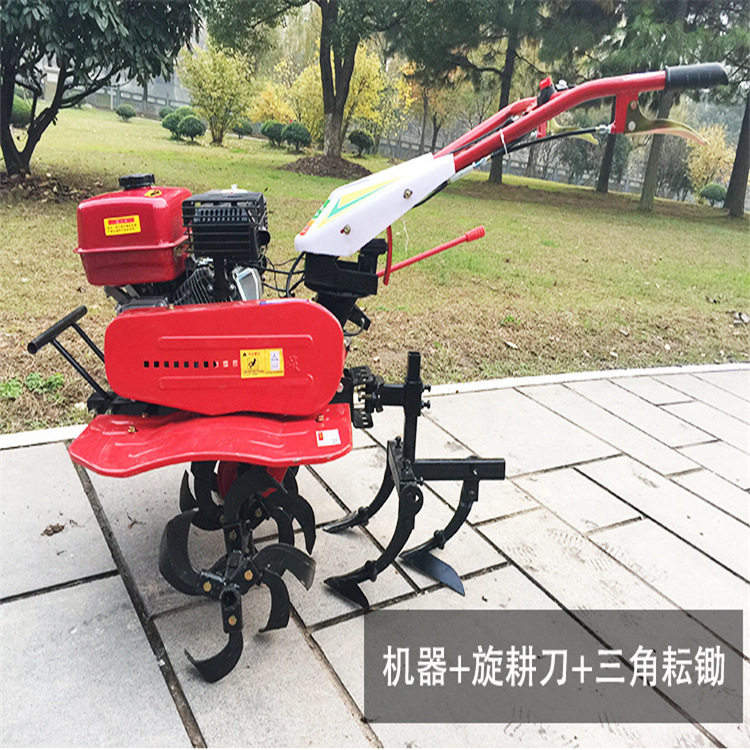 小型多功能柴油农用旋耕机 打田耕田犁地机 自走式果园旋耕机