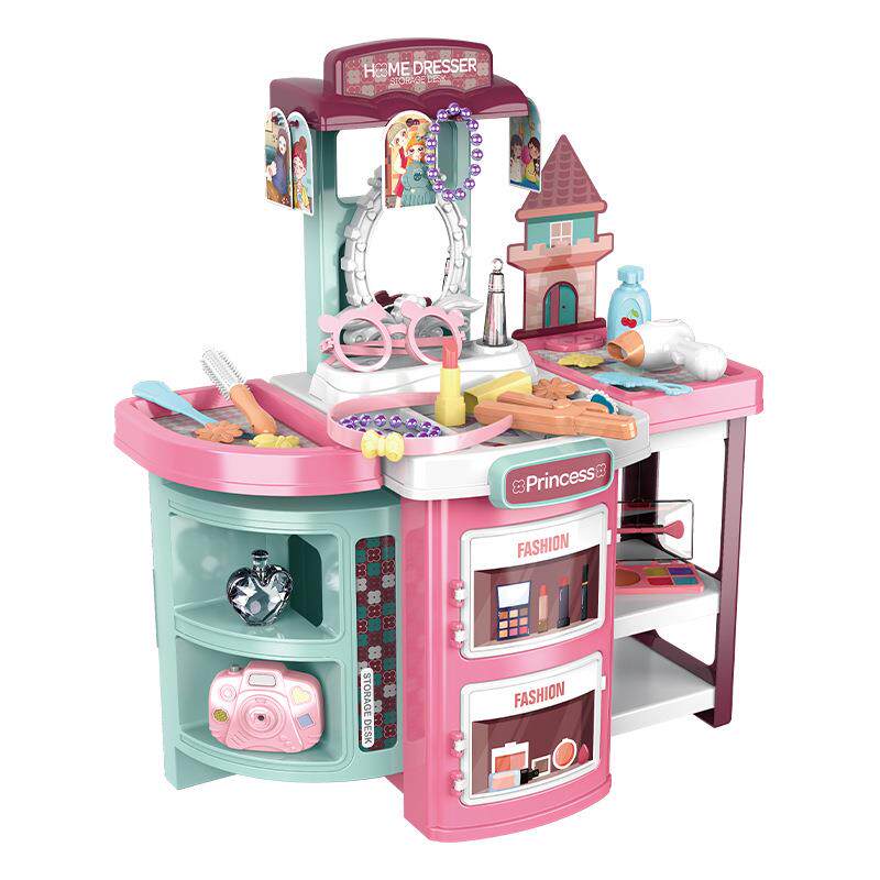 亲子互动儿童仿真厨房医生工具轨道停车场梳妆台大型角色扮演玩具