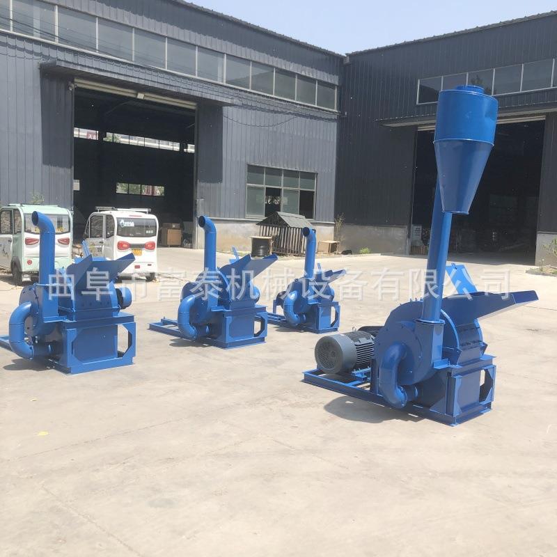 竹木边角料粉碎机大型废旧木材秸秆粉碎机果木树枝竹子削片机