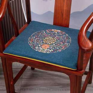 沙发坐垫家具椅垫中式餐椅圈椅太师椅官帽椅子垫茶椅垫子