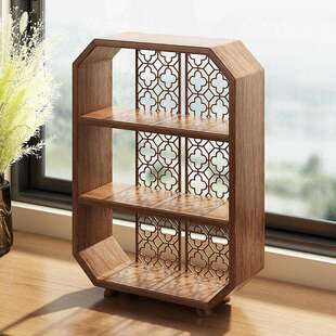 桌面博古架杯架收纳置物架书桌上布置装饰品摆件茶杯陈列展示架子