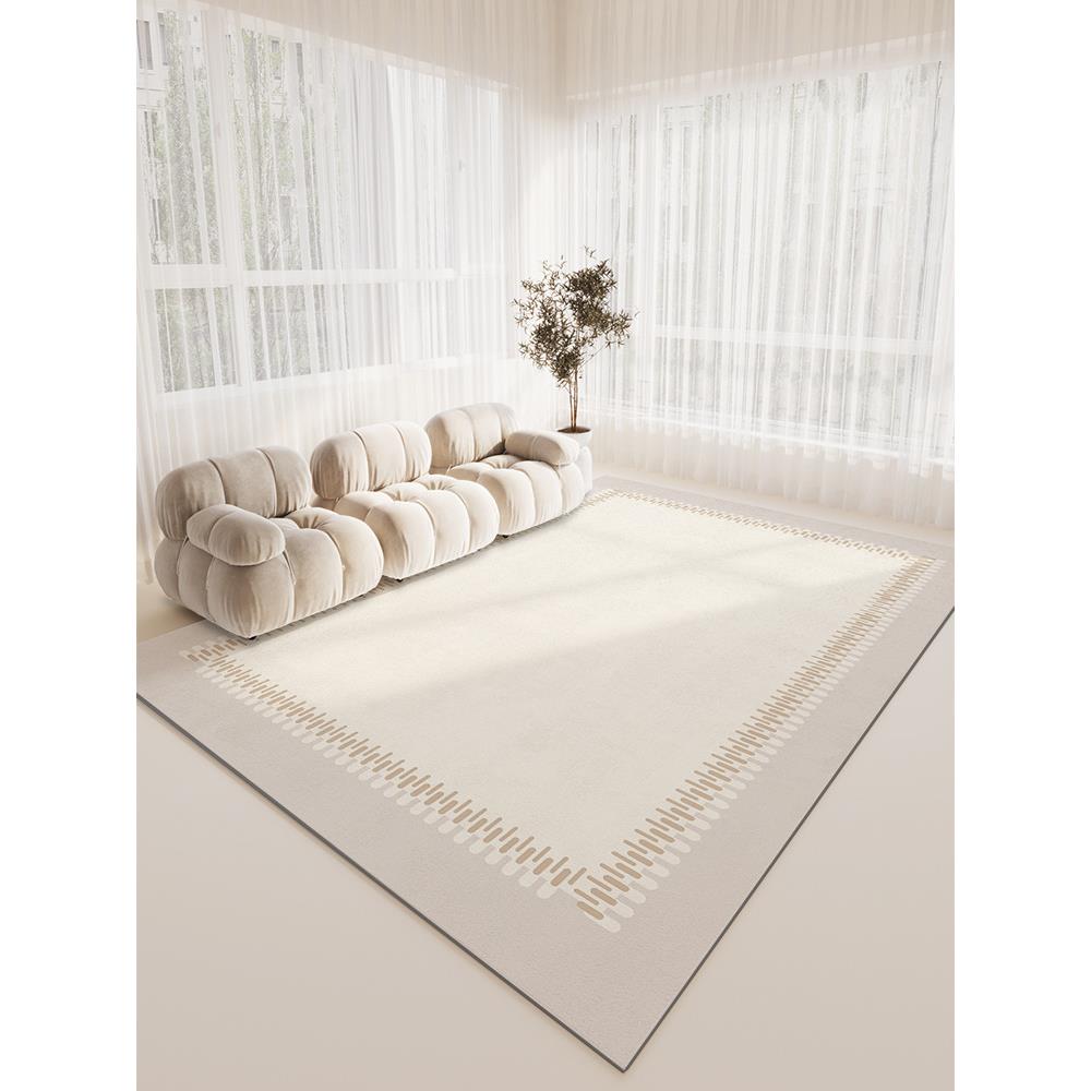 ALI6客厅地毯pvc防水可擦免洗沙发茶几毯简约卧室垫子免打理皮革