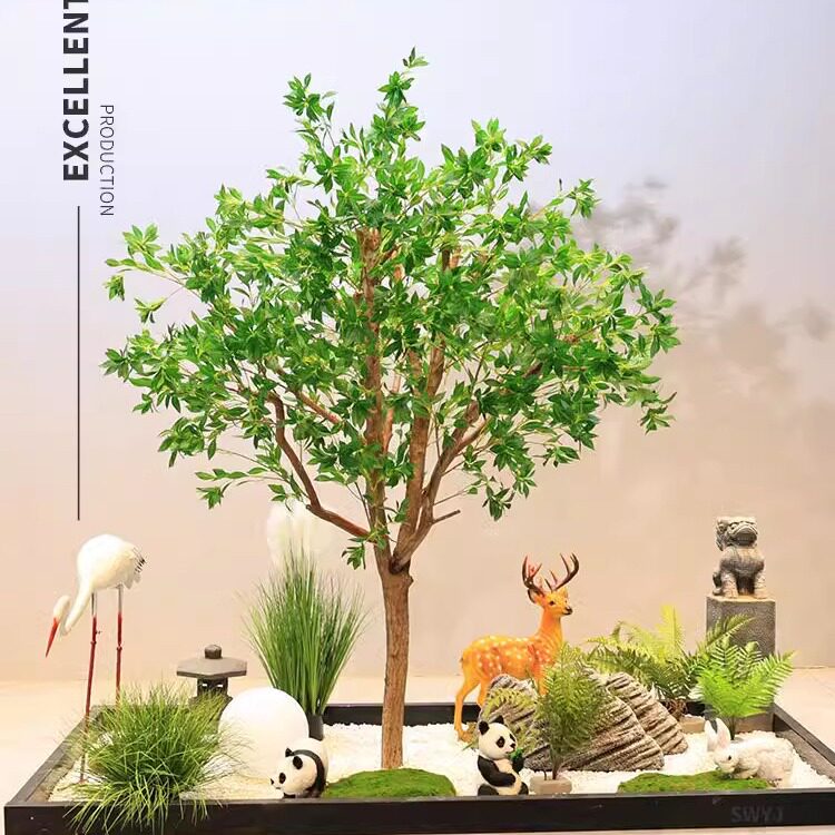批发马醉木仿真植物橱窗造景