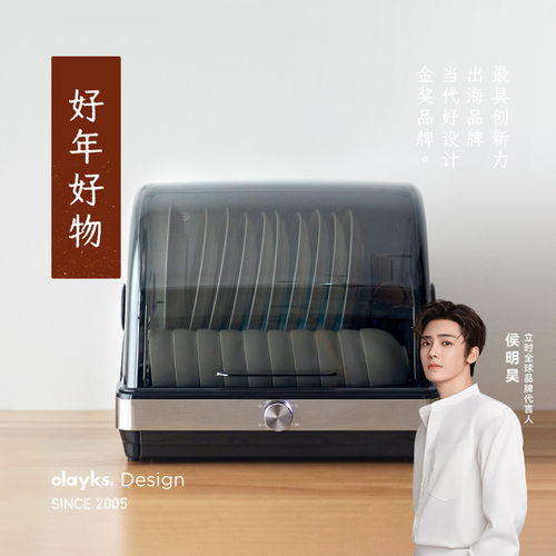 olayks立时消毒柜小型家用台式消毒柜碗筷餐具刀茶杯子奶瓶保洁柜 - 封面