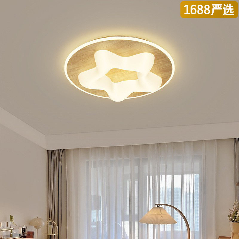【严选】吸顶灯男孩女孩卧室灯主卧led灯简约现代房间可爱灯具