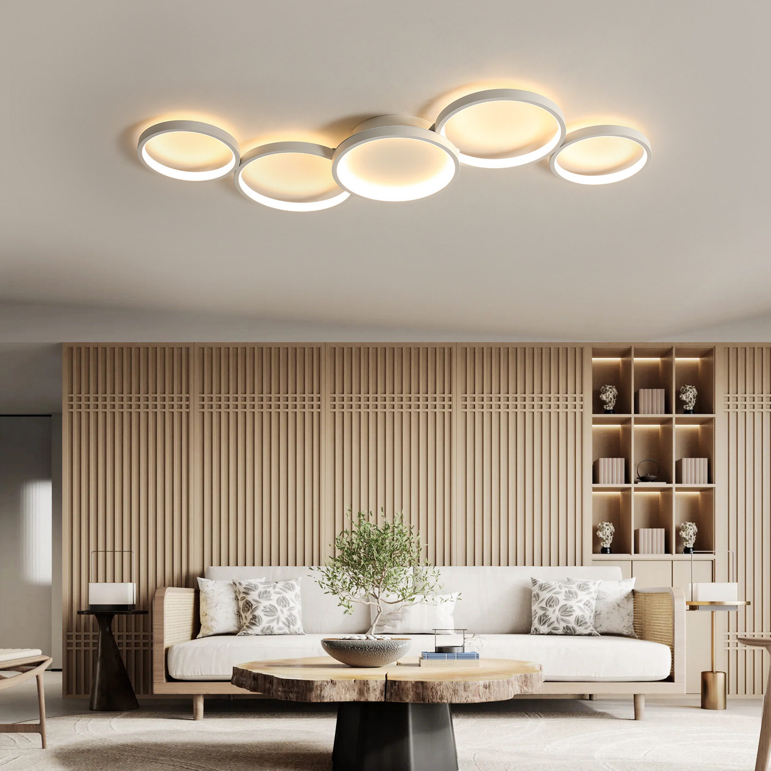 2026新款吸顶灯简约led现代房间灯具个性圆形卧室灯书房客灯饰