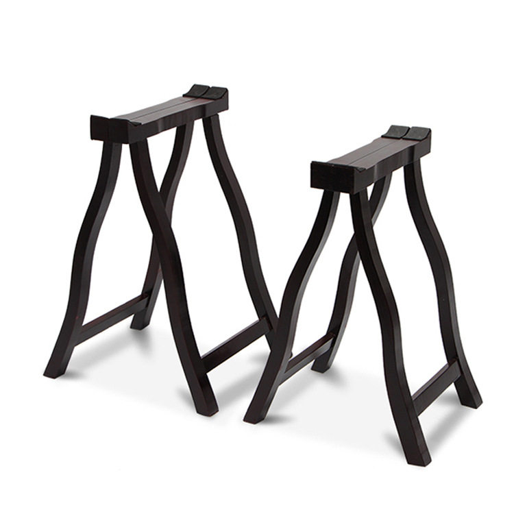 通用古筝A型支架加粗纯实木古筝架子腿古筝脚架A字形高低筝凳批发