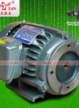 台湾S.Y群策4孔VP20液压电机 1/2HP油泵专用马达CB2-43B0-0.37KW