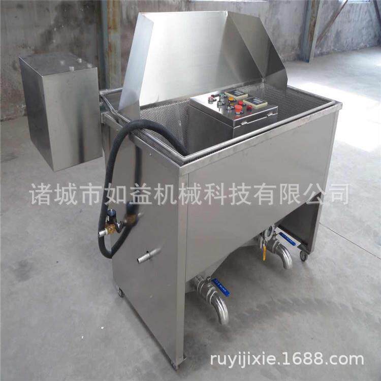 诸城机械网红豌豆油炸锅自动控温豌豆油炸设备可沥油蚕豆油炸机
