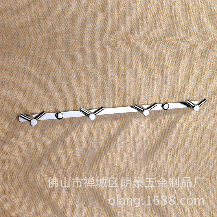 批量销售 五金挂件全铜铬色挂衣钩铬色挂衣钩(四钩)排钩