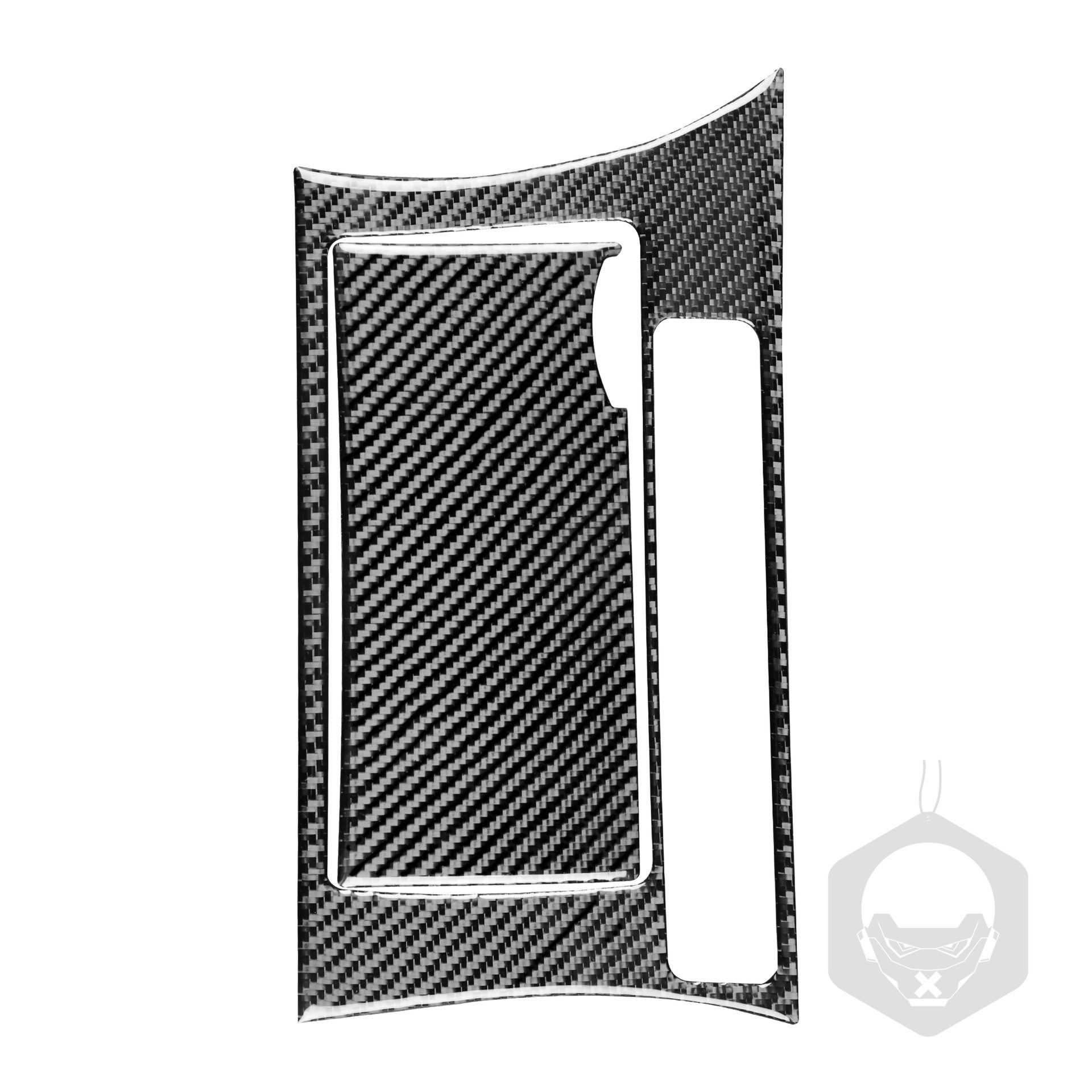 适用于马自达3星骋10-13碳纤维中控水杯盖板装饰贴汽车内饰改装