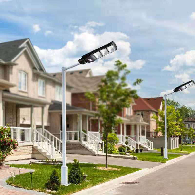 太阳能一体化路灯LED投光灯人体感应灯庭院灯新农村路灯直销