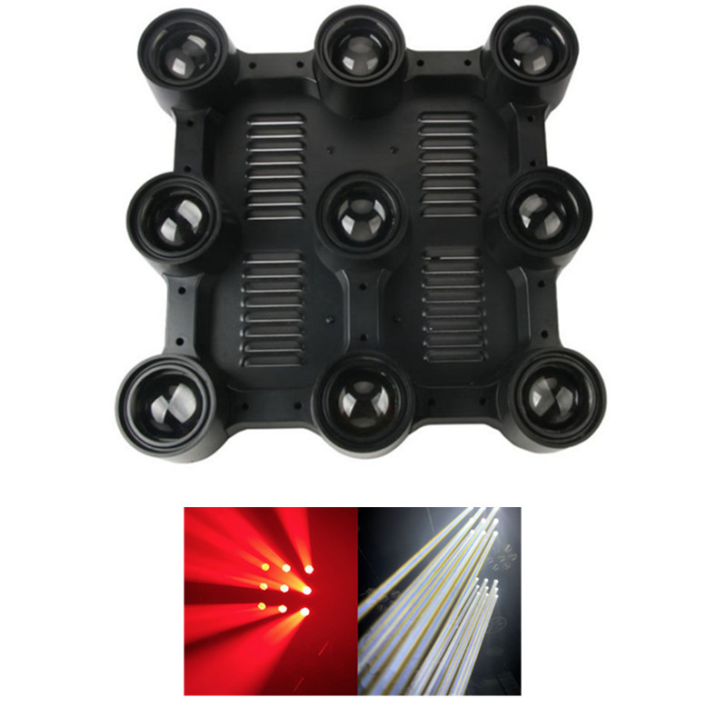 9颗40w矩阵led光束灯酒吧清吧ktv酒馆氛围灯单点单控染色舞台灯光