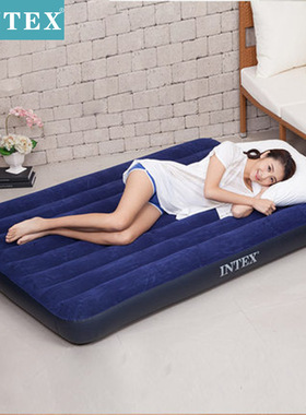 INTEX 64759户外野营植绒线拉空气床 充气床垫 车载充气床批发
