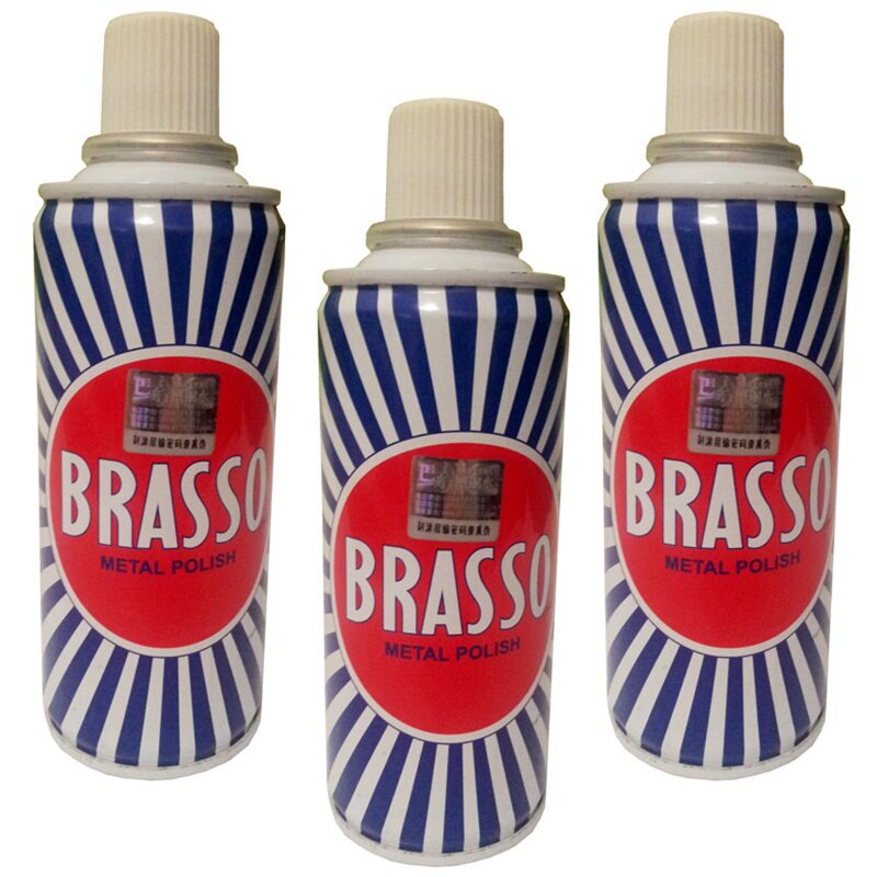 BRASSO/巴素擦铜水金属零件及器皿的去污擦亮上光剂200ml