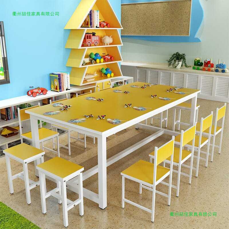 小学生幼儿园儿童课桌椅家用辅导班桌子美术绘画桌画室学习桌其它