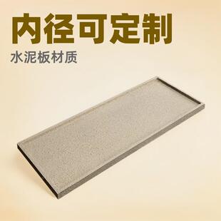 真石漆花盆底托长方形接水盘底座垫底花盆托盘无轮新款纯手工托盘