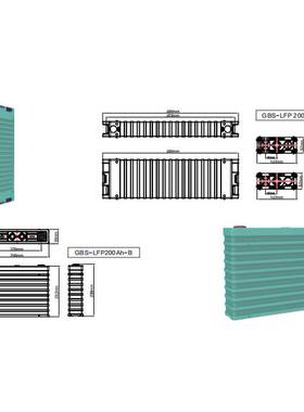 3.2V磷酸铁锂单体电芯GBS-LFP20Ah30Ah40AH50AH60Ah70Ah75Ah100Ah