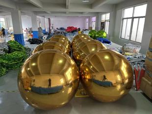 金色银色充气PVC镜面球 舞台酒吧迪斯科球 大型活动场地装饰球
