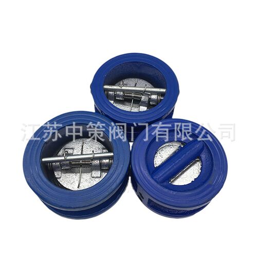 DH77X-10/16对夹式双瓣蝶形止回阀DN100 125 150 200 250 300 350