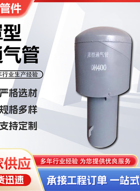 02S403-110标准 DN200罩型通气帽 罩型通气管安装方式焊接
