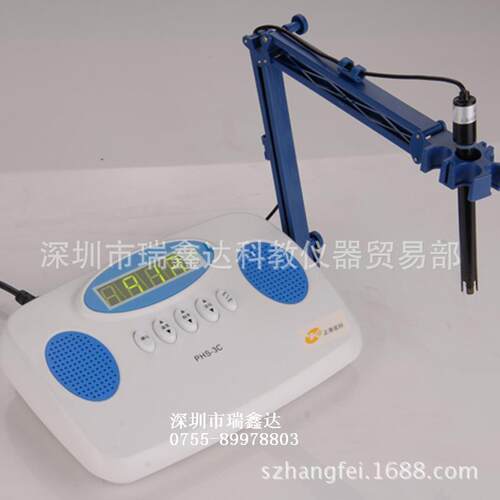 上海数字台式酸度计PHS-3CPH计实验室数显PH计分析仪器酸度计