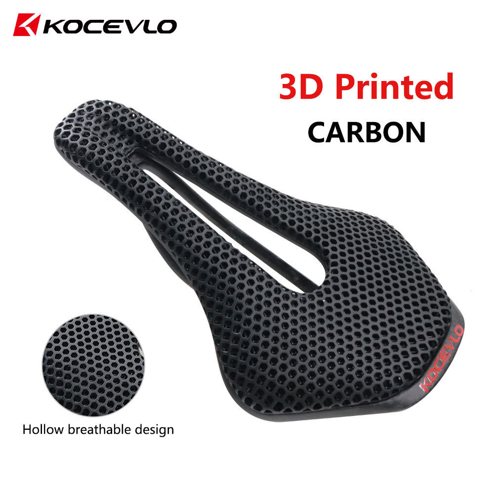 PRO 3D打印坐垫自行车碳纤维蜂窝鞍座山地公路车舒适骑行座垫