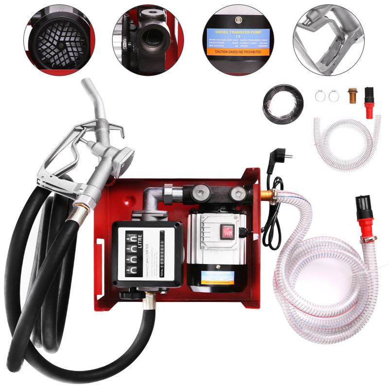 厂家批发便携式电动燃油柴油泵FD60自吸输送泵加油泵传输泵机设备