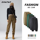 加绒登山裤 ERATAT冲锋裤 裤 男机车工装 潮 女防风防水秋冬户外休闲裤