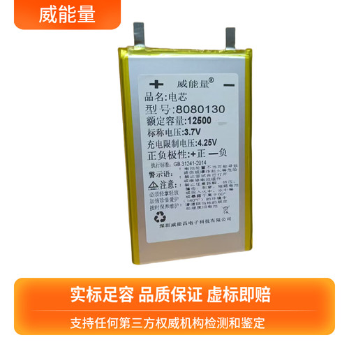 威能量锂电池电芯大容量3.7V4.2V