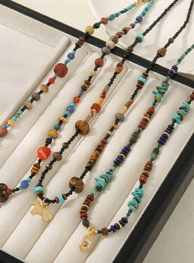 新中式敦煌民族青金石项链