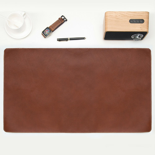 头层牛皮办公桌垫性价比高超大