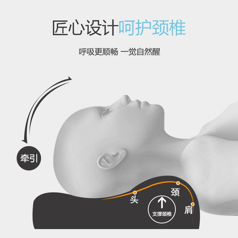 直销新款单人枕头枕芯波浪枕颈椎枕头慢回弹记忆棉枕头记忆枕头睡