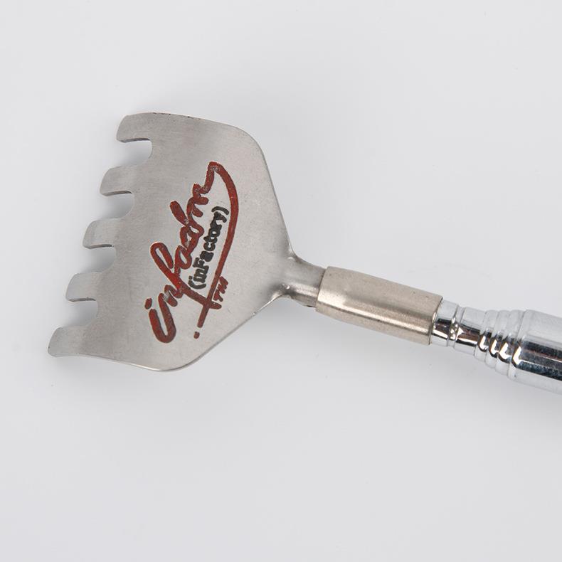 直销新款不锈钢伸缩痒痒挠不求人抓痒器便携式4节伸缩挠痒抓背器