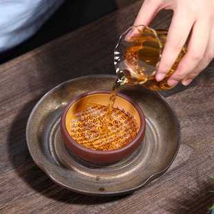 源头 直销新款 宜兴原矿紫泥茶杯趣味哈哈杯创意刻绘主人杯普洱紫