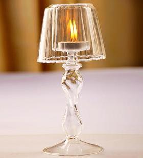 直销新款直销欧式台灯设计浪漫玻璃烛台 家居装饰饰品