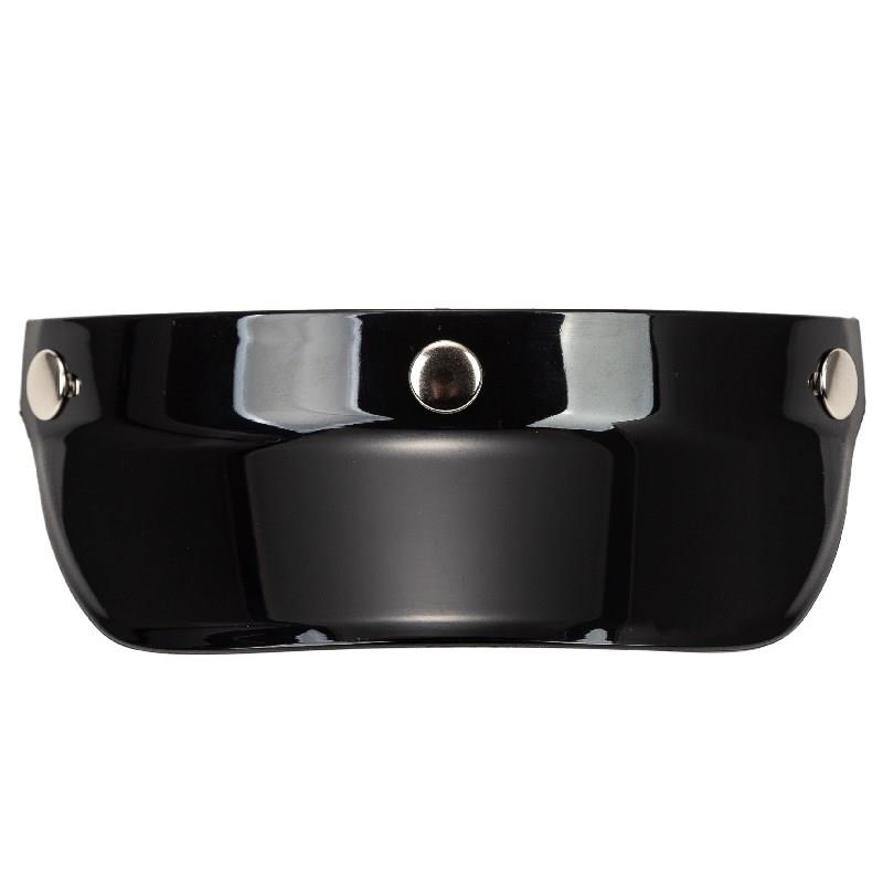 直销新款复古头盔专用帽舌3/4头盔帽檐摩托车头盔带3扣专用帽檐遮