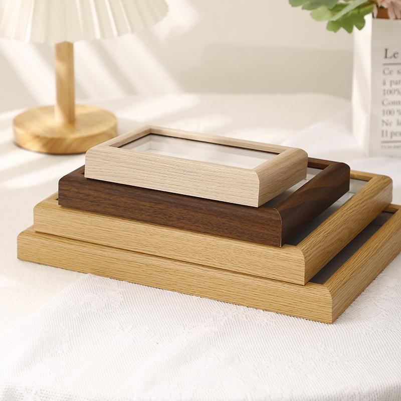 直销新款油画棒画框立体镂空相框摆台567810寸卡纸画框挂墙1216寸