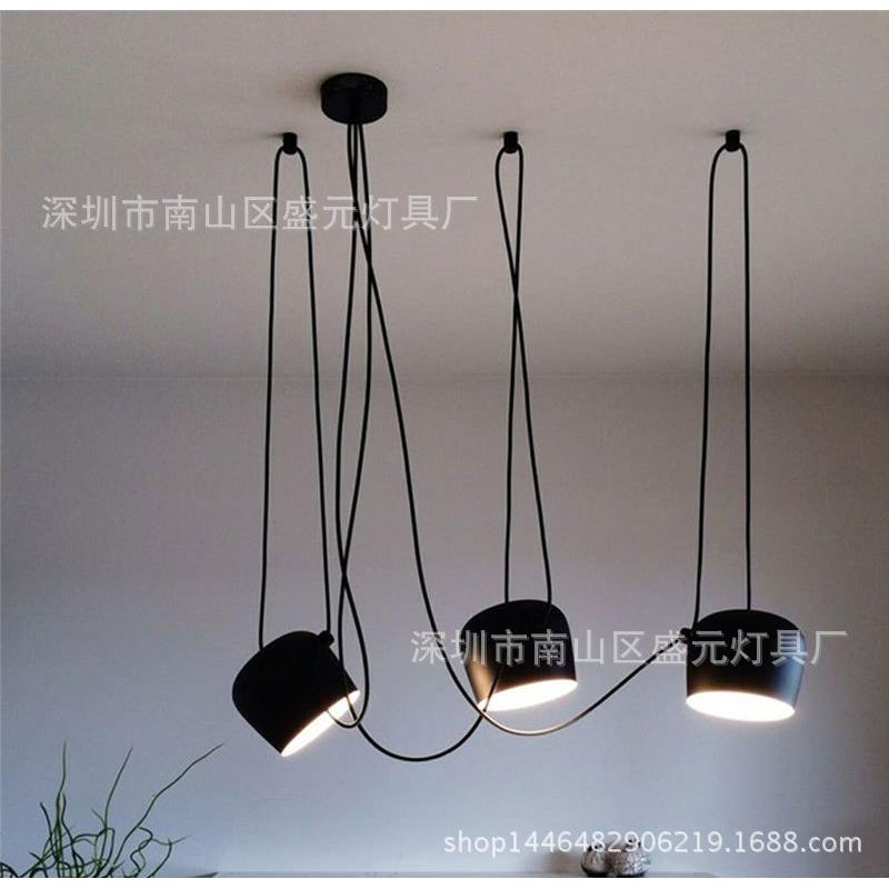 直销新款现代简约吊灯铝材创意个性餐厅服装店奶茶店酒吧娱乐场所