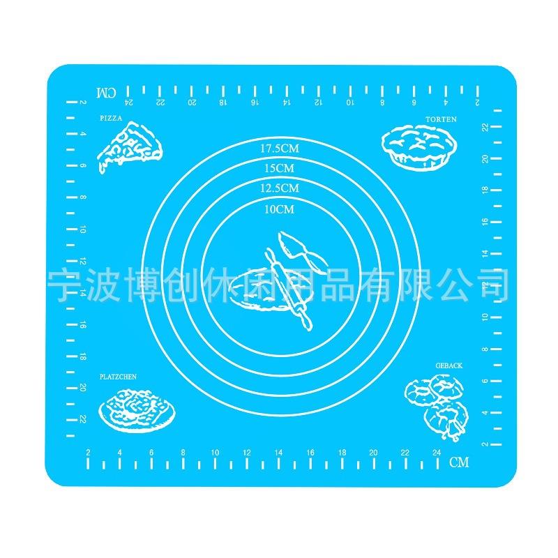直销新款292629*26可食用级硅胶FDA和面垫硅胶揉面垫烘焙工具现货