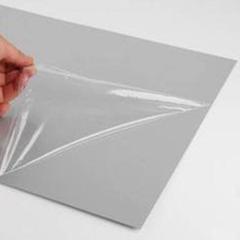直销新款PE保护膜铝板铝型材膜黑白膜透明自粘膜亚克力玻璃电器保
